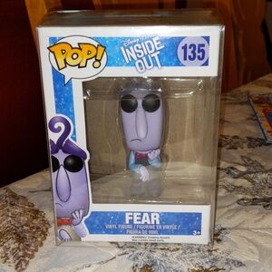 Disney Pixar Funko Pop! Inside Out Fear, NIB Vaulted Collectable Toy Character